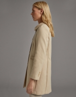 Beige cotton coat