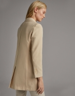 Beige cotton coat