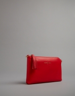 Bolso clutch Lisa Nano piel roja