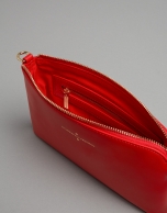 Bolso clutch Lisa Nano piel roja