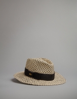 Black and beige hat