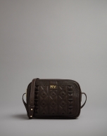 Brown leather Tiébele Taylor shoulder bag