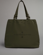 Khaki nylon Roxy hobo bag