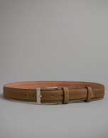 Camel nobuck belt