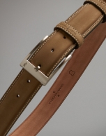 Camel nobuck belt