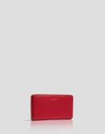 Big red Saffiano leather Juliete billfold