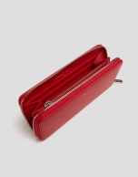 Big red Saffiano leather Juliete billfold