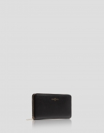 Big black Saffiano leather Juliete billfold