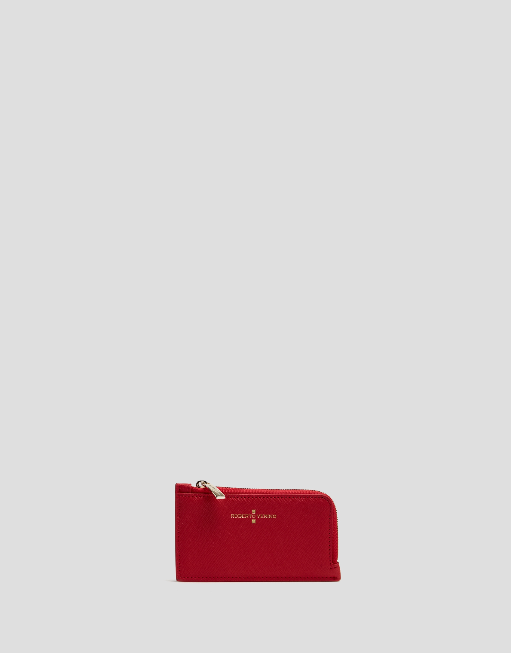 Red Saffiano leather Juliete coin purse 