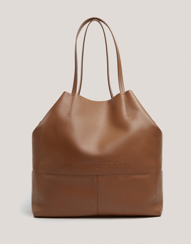 Bolso shopper Megan piel cuero