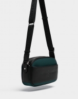 Bolso bandolera Nora Cross neopreno verde