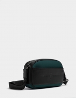 Green neoprene Nora Cross shoulder bag