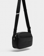 Black neoprene Nora Cross shoulder bag