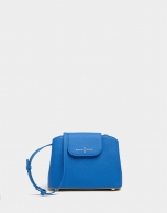 Blue Saffiano leather Ryan Cross shoulder bag