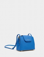 Blue Saffiano leather Ryan Cross shoulder bag