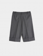 Grey bermudas