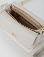 Bolso bandolera mini Celia piel blanca