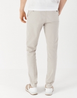 Dyed stone gray pants