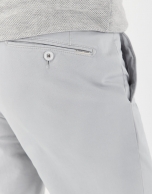 Light gray regular chino pants