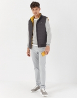 Light gray regular chino pants