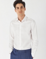 White regular fit dress shirt