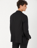 Traje desestructurado slim negro