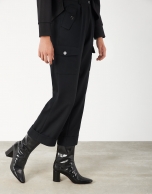 Black cargo pants