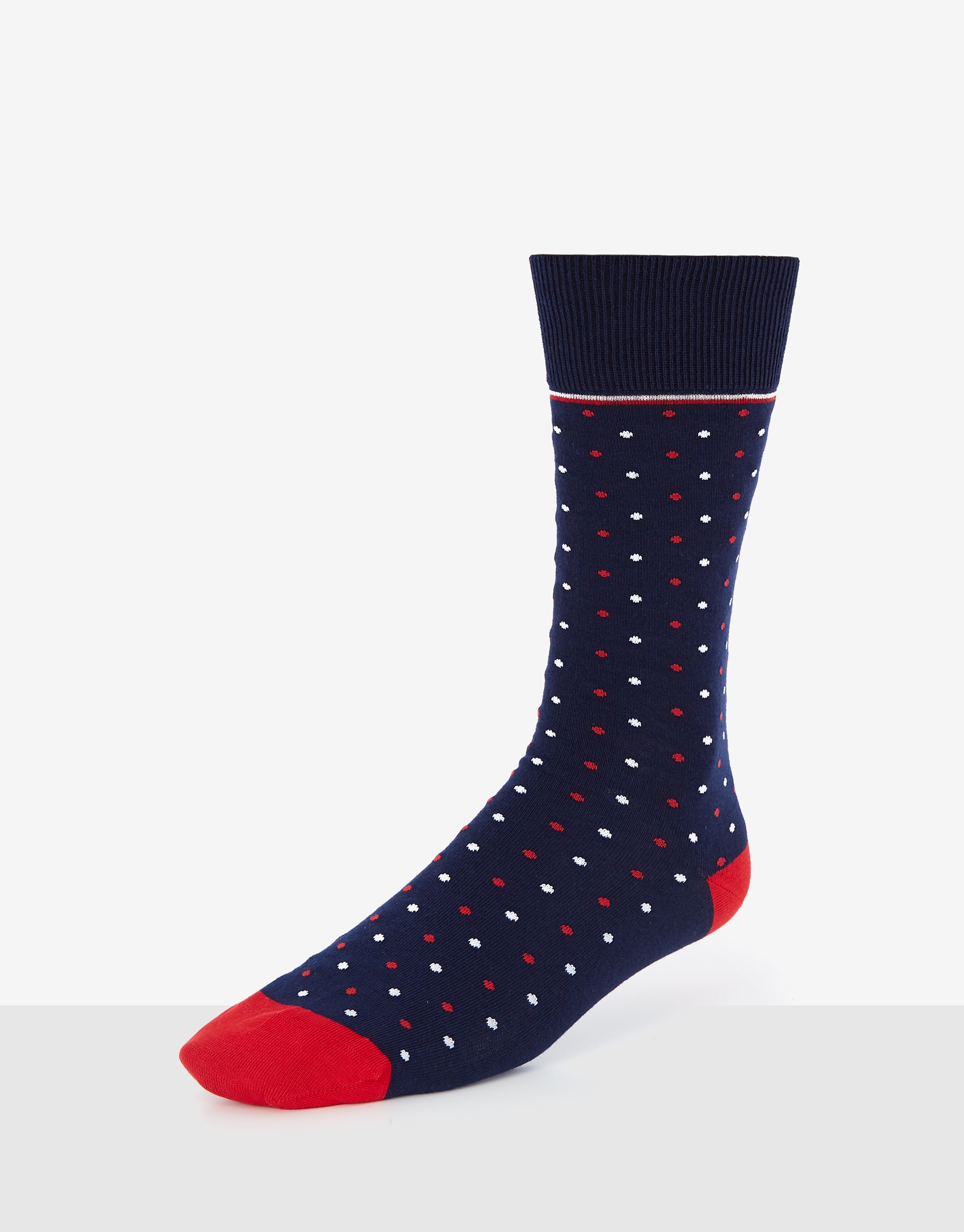 Pack of socks in polka dots and green texture