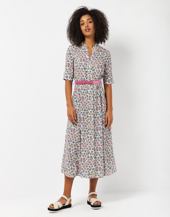 shirtwaist midi dress