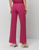 Fucsia crepe pants