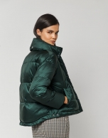 Dark green padded jacket