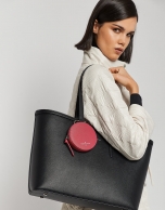 Estuche Circle Purse Sama piel rosa