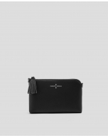 Black saffiano leather Lisa Nano clutch bag