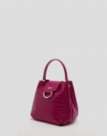 Cherry leather Miranda hobo bag