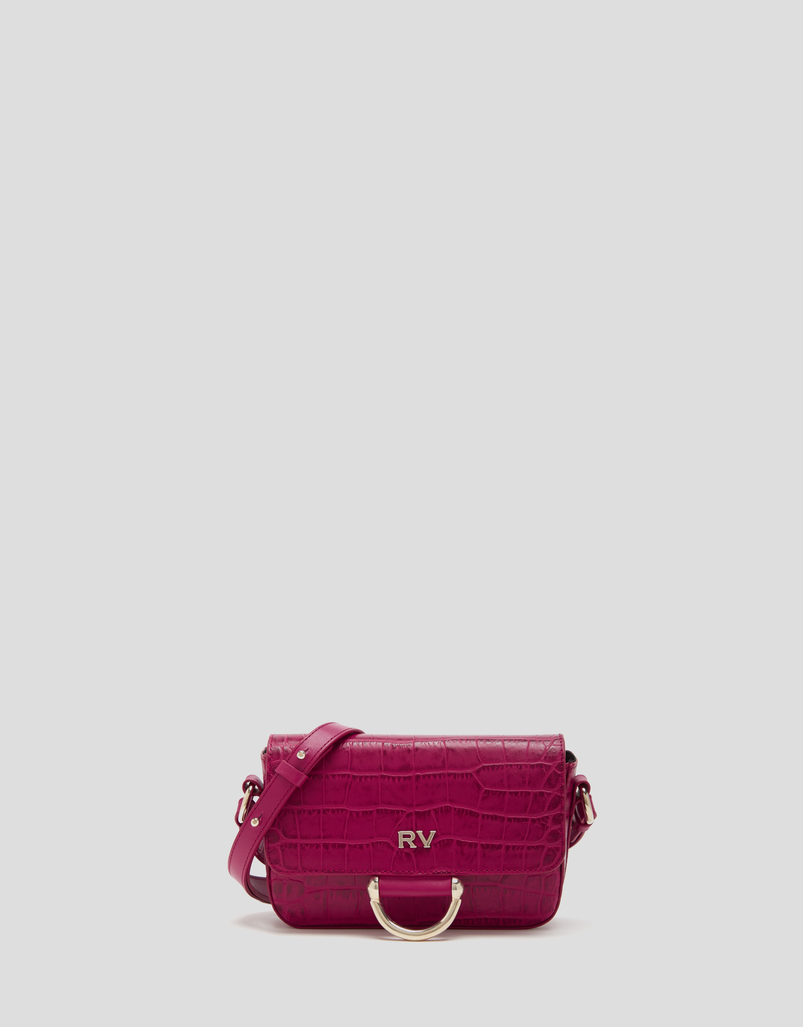 Cherry leather Miranda Mini shoulder bag