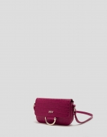 Cherry leather Miranda Mini shoulder bag