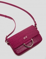 Cherry leather Miranda Mini shoulder bag