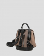 Beige nylon Dalhia backpack