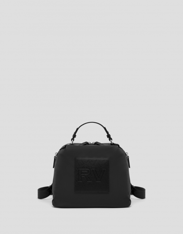 Black nylon Dalhia backpack