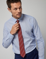 Light blue pinstripe dress shirt