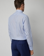 Light blue pinstripe dress shirt