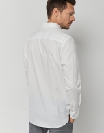 Camisa sport Oxford blanco