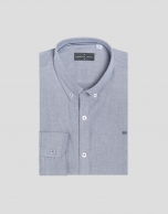 Gray Oxford sport shirt