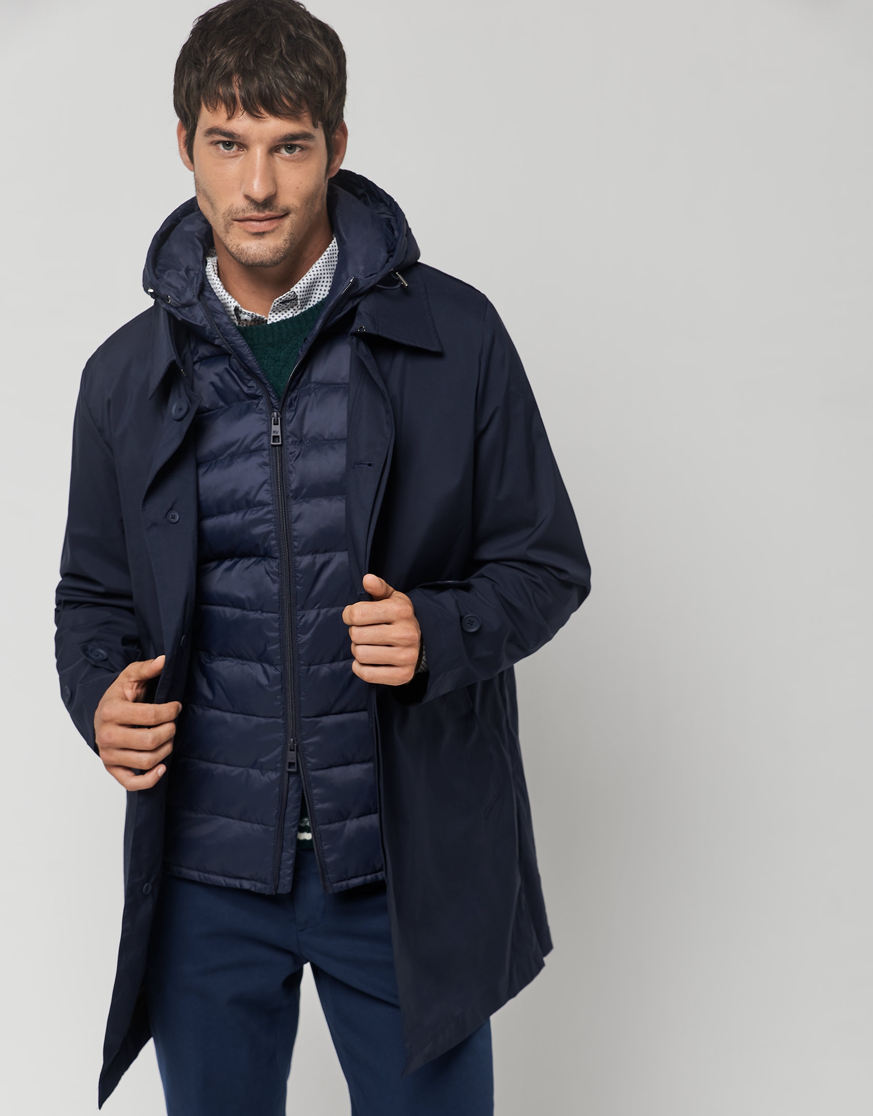 Quilted raincoat hotsell