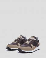 Brown sneakers