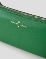 Bolso clutch Lisa Nano piel saffiano verde