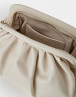 Beige leather Ursula handbag