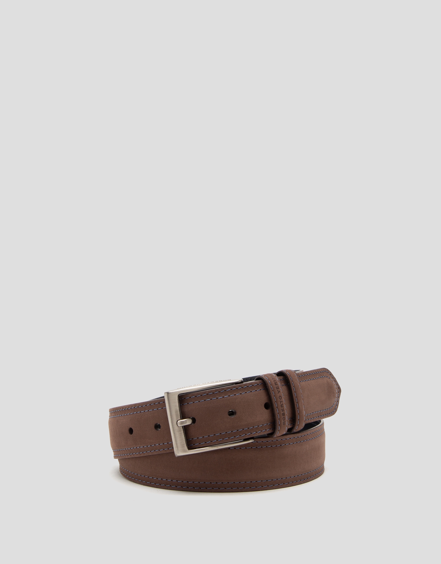 Brown nobuck belt