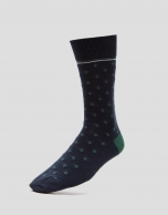 Pack calcetines Jacquard verde y cuadros