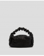 Bolso de mano Ariana Cristal Mesh negro